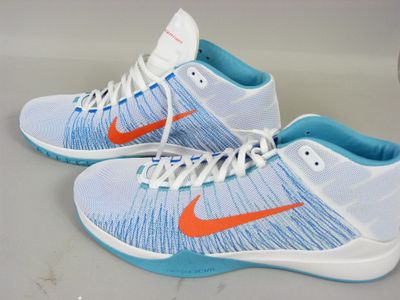 Nike Air Zoom Flyknit Low blanc / bleu / orange