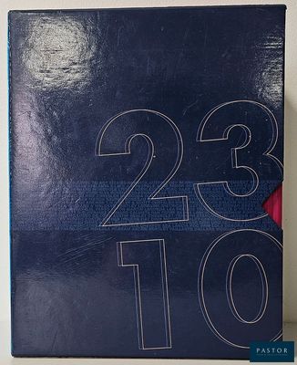 an image of a blue book with the number twenty on it