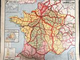 map of france with major roads and major cities