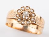 une image d'une bague en or ornée de perles