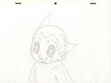 sketches of a drawing of a boy with a cat on his head