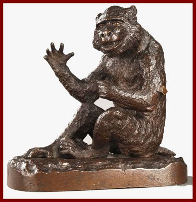 FRATIN Christophe 1801-1864 : Singe malin.