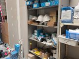 a room filled with lots of boxes and supplies