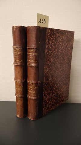 Lot de deux livres - GONSE L., Les chefs d’œuvre de l’art au XIXe...