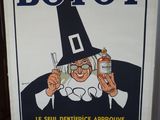 une photo d'une affiche faisant la promotion de Botot
