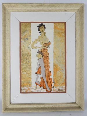 Jacques FAUCHE (1927-2013). Femme debout.