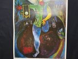 marc chagalll ' s poster for the foundation for the arts