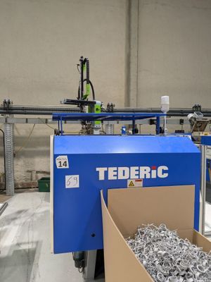 Presse horizontale d'injection plastique TEDERIC type DE.85 - Photo 1