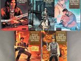 the covers of the five books of the graphic novel, the lone ranger