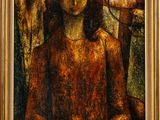 an image of a painting of a woman sitting in a chair