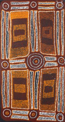une image représentant un tableau aux motifs marron et marron