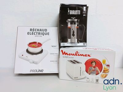 Lot de 3 appareils électroménagers et accessoires pour cuisi…