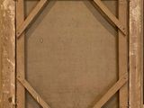 an old picture of a picture frame with a picture in it