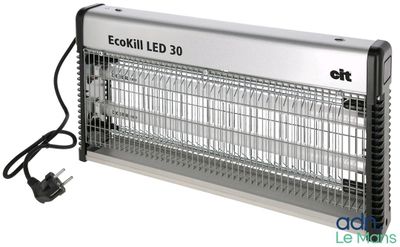 a close up of an electric insect killer on a white background