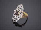 an antique diamond and gold ring