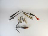 a lot of tools that are laying out on the table