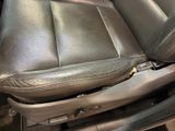 a close up of a seat in a car