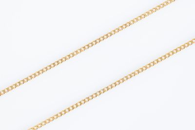 Chaîne en or maille gourmette. 2,44 g - 48 cm - Photo 1