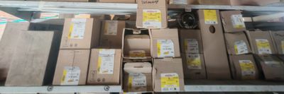many boxes on the shelves in the store