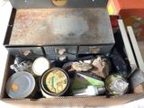 a box full of food that is sitting on a table