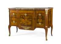 COMMODE EN MARQUETERIE DE TROPHÉE (photo 2)