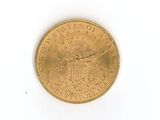an image of a gold coin on a white surface