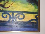 a picture of a painting on the wall of a room