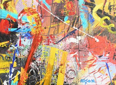 une peinture réalisée directement sur un mur