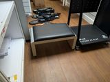 a tread machine that is on the floor in the room