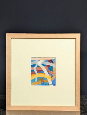 une image d'une image d'une peinture dans un cadre