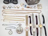 an assortment of watches, bracelets, watches, and other jewelry