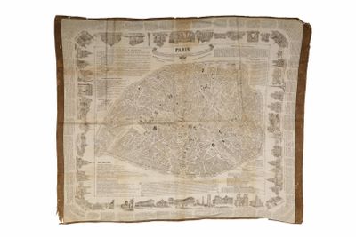 an old map of the city of london on a piece of paper