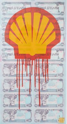 BEEJOIR (Né en 1979) Shell Blood for Oil, 2007