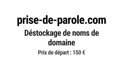 Nom de domaine prise-de-parole.