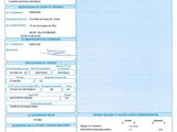 un gros plan d'un document portant un code-barres