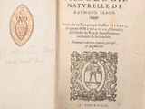 an open book with a picture of a man and a woman on it
