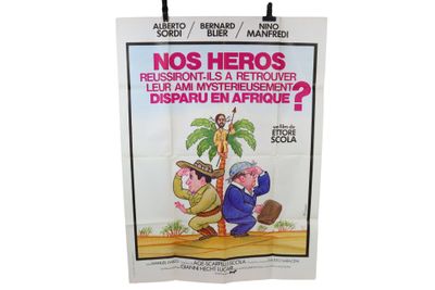 René FERRACCI (1927-1982). Réunion de 8 affiche du film "Nos…