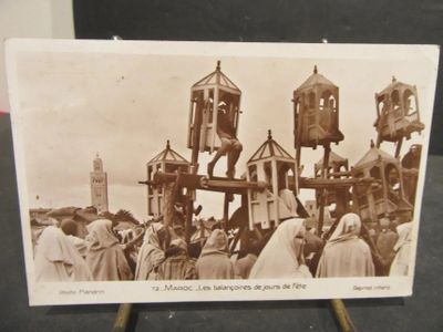 19.39 - CARTE POSTALE MAROC - LES BALANCOIRES DE JOURS DE FE…