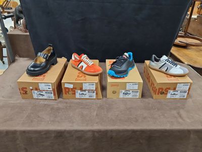 Lot de 4 paires de chaussures femme de marques CAMPER en tai…