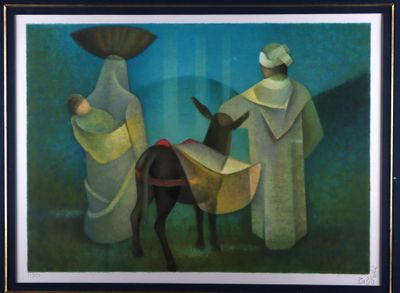 Louis TOFFOLI (1907-1999) La fuite en Egypte