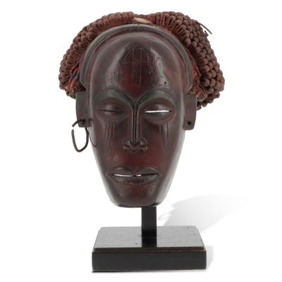 MASQUE CHOKWE Congo Hauteur: 21,2 cm