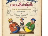 an old children ' s book with a picture of a man and a woman sitting on a bench