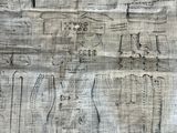 a drawing of various types of shoes on a piece of paper