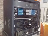 an image of a radio set up in a room