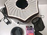an image of a blow dryer sitting on top of a white table