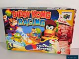 a box of the game diddy kong racing on the table
