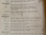 a close up of a piece of paper on a table