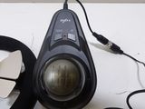 a camera and a mouse sitting on a table