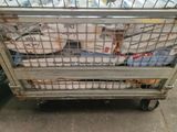 a cart with a lot of food in it on the street