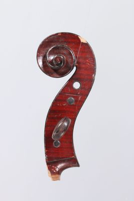 Tête de violoncelle Française. Eclats